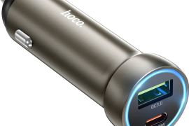 მანქანის დამტენი hoco Z54A Prosperous 48W მეტალის 