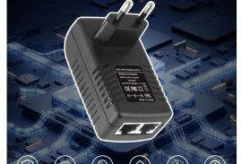 CCTV უსაფრთხოების მეთვალყურეობა POE კვების წყაროს 