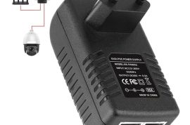 CCTV უსაფრთხოების მეთვალყურეობა POE კვების წყაროს 