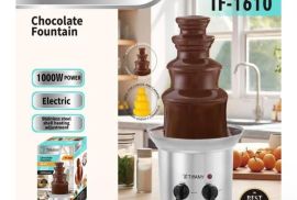 ✅️ Tiffany TF-1610. 4 დონიანი შოკოლადის შადრევანი 