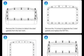 ELEGOO 3 PCS FEP Release Liner Film