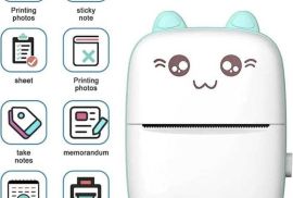 ✅️თერმული მინი პრინტერი. არ საჭიროებს კარტრიჯს.USB