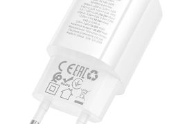 სწრაფი დამტენი BOROFONE BA104A Pudding 20W ორი პორ