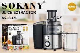 ✅️ Sokany SK-JB 176 წვენსაწური ✅️ სიმძლავრე: 800 ✅