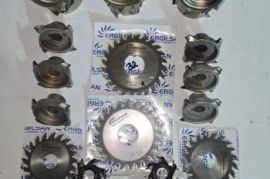 წიბოს მისაკრავი დაზგის ფრეზები. ალმასი და ჩვეულებრ