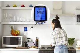 ციფრული LCD ვატმეტრი, ენერგიის კილოვატის, ვატის სა