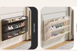 კარზე დასამონტაჟებელი ფეხსაცმლის კარადა, ბურღვის გ