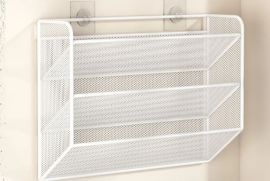 კარზე დასამონტაჟებელი ფეხსაცმლის კარადა, ბურღვის გ