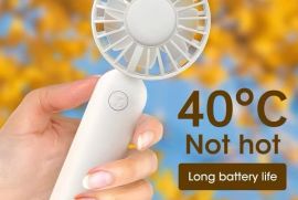 ✅ ხელის მინი ვინტილატორი. ✅️ სიმძლავრე: 5 W. დამუხ