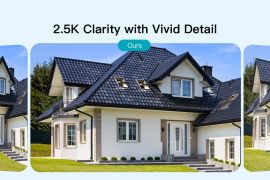 Vimtag-ის 4MP გარე უსაფრთხოების კამერა 2.5K, 2.4G/