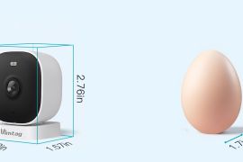 Vimtag-ის 4MP გარე უსაფრთხოების კამერა 2.5K, 2.4G/