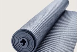   ✅ Fitness Foam / Yoga Mat (Black & Gray) Per