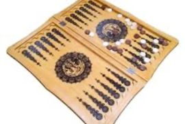 ✅️ხის ნარდი და შაში . მასიური, დიდი. ზომა: 65/65სმ