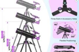 Telescope for Adults High Powered, 90mm Aperture 5