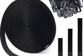 5M Velcro-ს თასმები, მრავალჯერადი ნეილონის შესაკრა