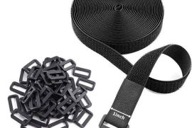 5M Velcro-ს თასმები, მრავალჯერადი ნეილონის შესაკრა