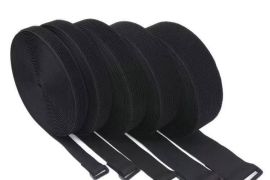 5M Velcro-ს თასმები, მრავალჯერადი ნეილონის შესაკრა