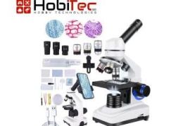 Microscope 40X-2000X with Phone Adapter & Slid