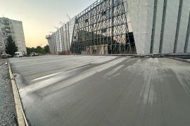 ბეტონის იატაკის მოხვეწა (გაპრიალება)