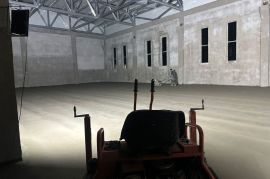 ბეტონის იატაკის მოხვეწა (გაპრიალება)