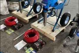 იყიდება პროფესიონალური შპაკლის  და სამღებრო სამუშა