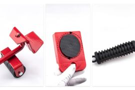 ავეჯის ამწევი 4 ბორბლიანი რეგულირებადი გადასაადგილ