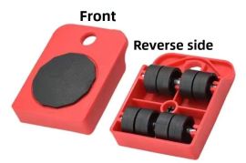 ავეჯის ამწევი 4 ბორბლიანი რეგულირებადი გადასაადგილ