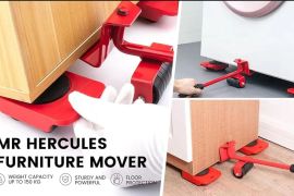 ავეჯის ამწევი 4 ბორბლიანი რეგულირებადი გადასაადგილ