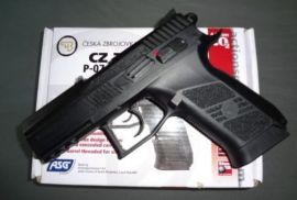 CZ 75 P-07 Duty USA ახალი, გაუხსნელი პნევმატური