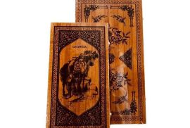 ✅ სამაგიდო თამაში ნარდი. ზომა: 60/60სმ. მასალა:ხე/