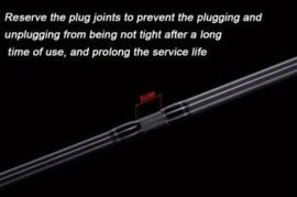 BUDEFO Carbon Fiber Spinning Fishing Rod 1.98M-7-2