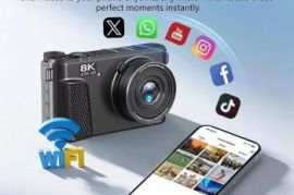Digital Camera 8K HD Video Camera 64Gb 2x battery 