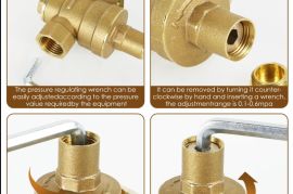 საყოფაცხოვრებო ონკანის წყლის წნევის შემამცირებელი 