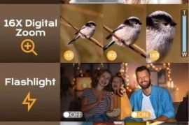 Digital Camera 8K Large Sensor HDR Video 64gb 2x b