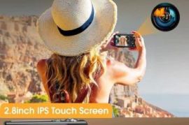 Digital Camera 8K Large Sensor HDR Video 64gb 2x b