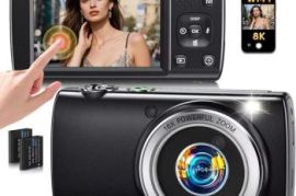 Digital Camera 8K Large Sensor HDR Video 64gb 2x b