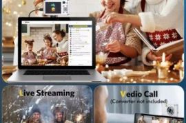 4K 48mp Digital Camera 64gb 2x Battery ( white )