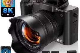 Digital Camera 8K Autofocus Photography 64gb 2x ba