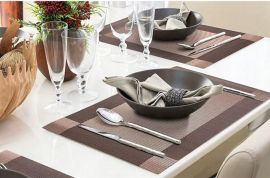 სახლის რეტრო წყალგაუმტარი მაგიდის ხალიჩები თანამედ