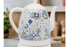 ✅ sokany კერამიკული ელექტრო ჩაიდანი. მოცულობა 1,5 