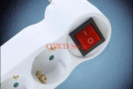 დამაგრძელებელი , კედლის 3 სოკეტი ევროპული, დენის ა