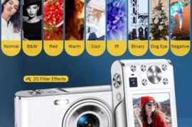 4K 48mp Digital Camera 64gb 2x Battery ( black )