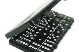 ✅ დომინო პლასტმასის ყუთით  ✅️ შეფუთვის ზომა: 18/10