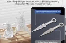 ANYCUBIC Water Washable 3D Printer Resin 2.0 (Whit