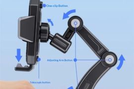 360°-იანი მბრუნავი უნივერსალური ავტომობილის ტელეფო