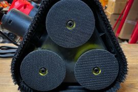 ბეტონის მოსახეხი ბარგალკა მტვერსასრუტით