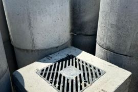 საკანალიზაციო ჭები, ძირები, თავსახურები, არხები