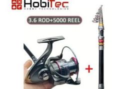 3.6m Telescopic Fishing Rod and 5000 Reel Combo
