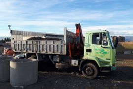 სამშენებლო მასალების მიტანა