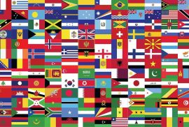 დროშა დროშები ყველა ქვეყნის 150/100 და სხვა ზომები